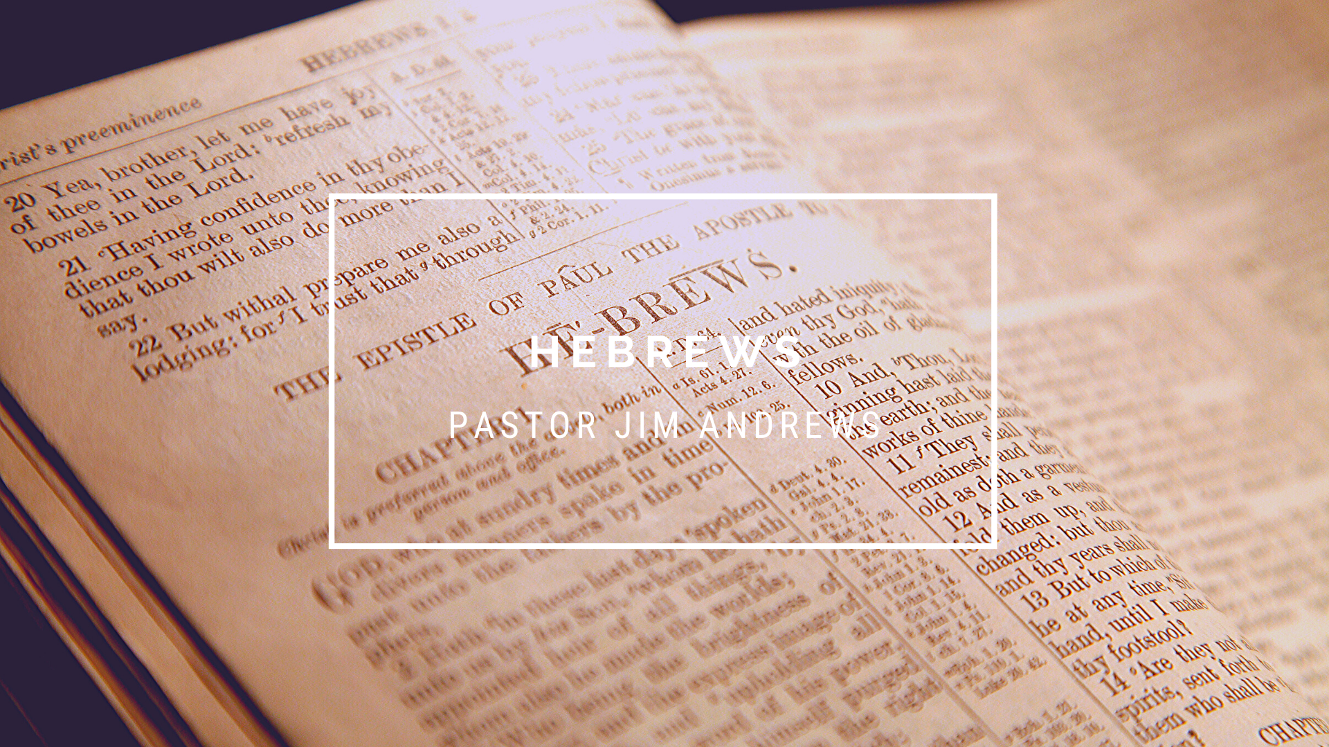 TFW Hebrews